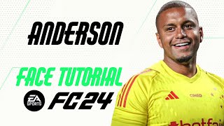 EA FC 24  ANDERSON FACE TUTORIAL  STATS CRUZEIRO [upl. by Cassilda]