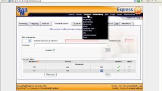 Smoothwall Allow outside access to loca web interface Smoothwall [upl. by Renwick751]