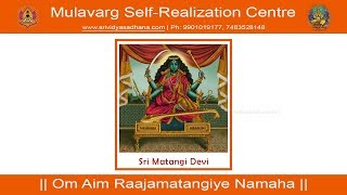 Matangi Mantra Meditation Dus Mahavidya  by Sri Sadguru Sivapremanandaji [upl. by Meuse]