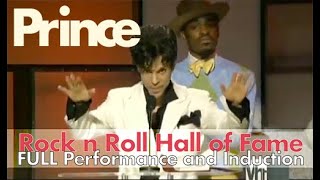 Prince  19th Rock And Roll Hall Of Fame Induction Ceremony 2004 Prince performances and Award FULL [upl. by Ahsienom]