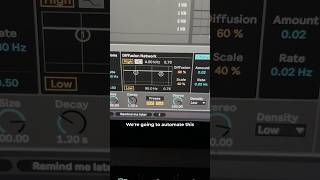 Ableton Reverb Trick musicproducer [upl. by Einnim]