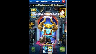 Costume Chamber January Empires and Puzzles 31x Summons [upl. by Atteselrahc]