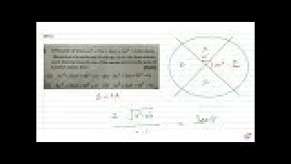 If the pair of lines ax22abxyby20 lie along diameters of a circle and divide the circ [upl. by Nnairrehs]