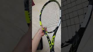 WTS Babolat Pure Aero 2023 100 300 grams Solinco Tour Bite [upl. by Lyrej]