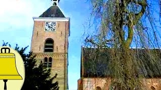 Uithuizen Groningen Kerkklokken Hervormde kerk Glocke 1amp2 [upl. by Froehlich]