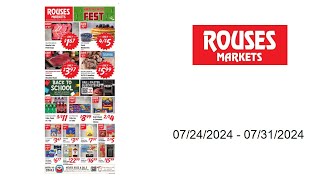 Rouses Markets Weekly Ad US  07242024  07312024 [upl. by Adnamor]