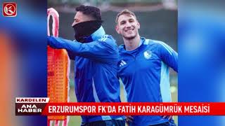 Kardelen TV  ERZURUMSPOR FKDA FATİH KARAGÜMRÜK MESAİSİ [upl. by Einalam389]