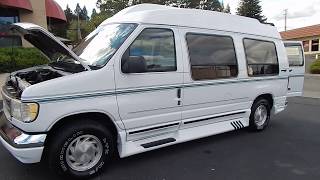 1995 Ford Econoline E150 Conversion Van 1 owner ONLY 70k original miles [upl. by Sinaj240]