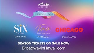 Broadway shows Tina Six and Chicago comes to Hawaii in 2025 [upl. by Linneman]