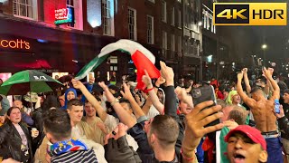 Euro 2020 Finals ⚽🇮🇹 Italy Fans Celebrated after the match 🎆 4K HDR [upl. by Ive]