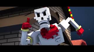 To The Bone Minecraft Undertale Music Video PACIFIST [upl. by Adnicul]