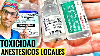 TOXICIDAD POR ANESTÉSICOS LOCALES [upl. by Suruat]