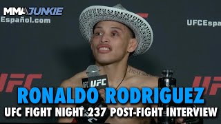 Ronaldo Rodriguez Vows to Become UFC Champion After Dream Debut  UFC Fight Night 237 [upl. by Engedus440]