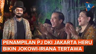 Saat Penampilan PJ Gubernur DKI Jakarta Heru Bikin JokowiIriana Tertawa [upl. by Kus]