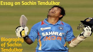 Essay on Sachin Tendulkar  About Sachin Tendulkar  Nibandh  Paragraph [upl. by Rella]