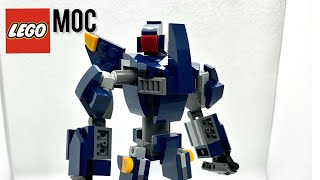 LEGO Pacific Rim moc Romeo Blue jaeger MARK1 TUTORIAL [upl. by Anaej233]