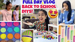 Full Day Vlog😍💕 Back to School DIYs🎀  Riyas Amazing World [upl. by Lerat]