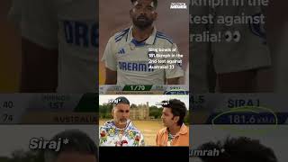 Siraj bowling 1816kmh in test match india vc australiaytshorts trebding [upl. by Tenay]