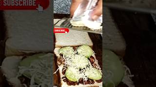 Crispy BBQ SandwichStreet Style Chicken Sandwich recipe youtubeshorts shorts shortsfeed [upl. by Sutsuj]