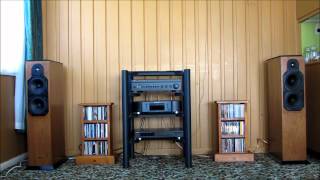 Lambert Minstrel M18 Speakers Demo 1 Nad C326BEE Amp Marantz CD6003 player [upl. by Tiny]