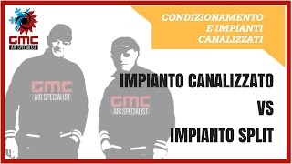 Impianto canalizzato VS impianto split [upl. by Eimiaj]