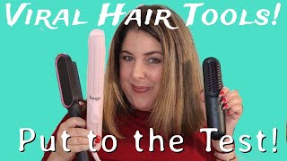 Viral Hair Tools Worth it or Curse it Compared to PRICEY Gadgets Tymo L’ange vs ghd [upl. by Ailak632]