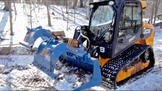 DEMODOZER BEST SKID STEER GRAPPLE ATTACHMENT LOG REMOVAL amp STACKING [upl. by Haelak]