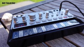 Korg Volca Bass  how to easy drone [upl. by Ahsehyt]