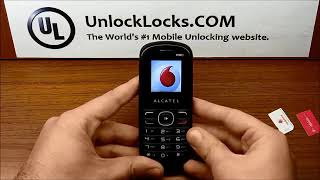 How To Unlock Alcatel One Touch 1042 and 1042D OT1042 OT1042X and OT1042D by unlock code [upl. by Caines]