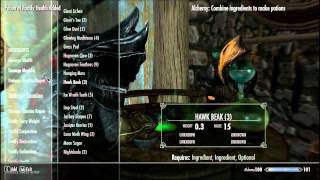 Skyrim  The Best Legit Alchemy Potions [upl. by Elleined]