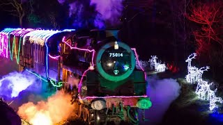 The Train Of Lights  Dartmouth Steam Railway  Christmas Train South Devon  Paignton to Kingswear [upl. by O'Kelly]