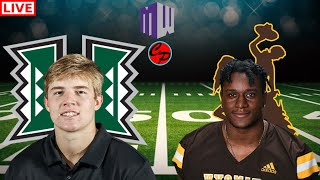 HAWAII vs WYOMING MOUNTAIN WEST FOOTBALL LIVE GAME CAST amp CHAT [upl. by Maiga846]