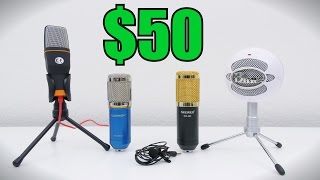 Top 5 Best Budget Mics Under 50  2016 [upl. by Leimaj]