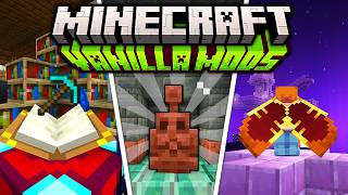 Top 15 Vanilla Friendly Minecraft Mods For Update 121 [upl. by Ymma]