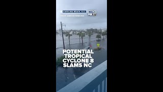 Potential Tropical Cyclone Eight Slams NC [upl. by Jesh]