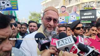 AIMIM Chief Addresses Press Conference At Aurangabad During Padyatra [upl. by Guinevere140]