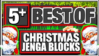 ✅5 BEST OF CHRISTMAS TUMBLING TOWER BLOCKS DIYS✅AMAZING CHRISTMAS JENGA BLOCKS DIYS IN 1️⃣ VIDEO✅ [upl. by Eintruok]