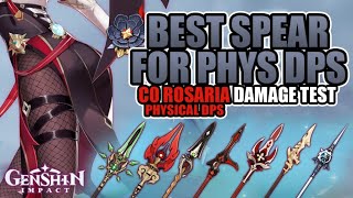 ROSARIA  The ULTIMATE 4★5★ Weapon Guide  Physical DPS Build  Genshin Impact [upl. by Dallon]