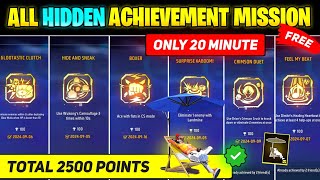 How To Complete All Hidden Achievement In Free Fire  All Hidden Achievements In Free Fire [upl. by Shayna]