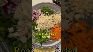 Road Side Fried Rice 🍚👌😋 4k ytshorts foodie feedshorts [upl. by Etteloc253]