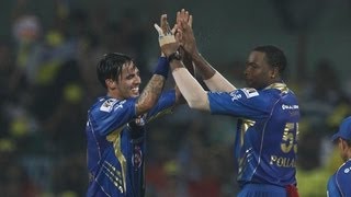 IPL 2013 Kieron Pollard drops Michael Hussey thrice in three balls [upl. by Schnapp]