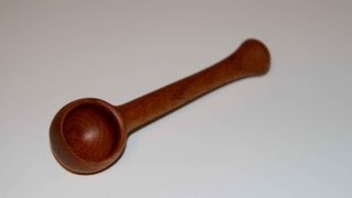 How To Make A Wooden Spoon On The Lathe  Woodturning Project [upl. by Nelra229]