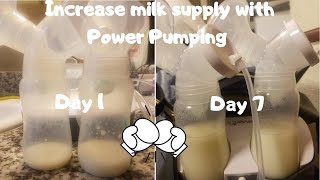 Power Pumping to increase milk supply  see real results in 7 days  Breastfeeding moms [upl. by Heyward667]