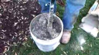 How to Mix Concrete in a Bucket [upl. by Schuster]