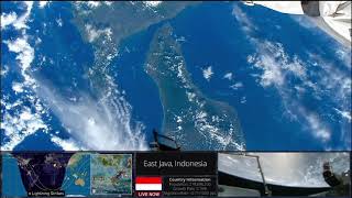 Feb 1 2024 Earth Space View East Java Bali West Central amp North Sulawesi Indonesia from ISS [upl. by Nedi]