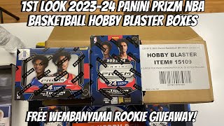 1st Look 202324 Panini Prizm NBA Basketball Hobby Blaster Boxes Unboxing amp Review Free Giveaway [upl. by Nwahsirhc280]