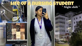 Life of a nursing student quotNIGHT SHIFT” edition⋆ 𐙚 ˚🩺💉 duty postings Bscnursing in nepal [upl. by Matthias]