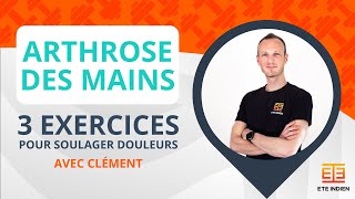 Arthrose des mains  3 exercices pour soulager douleurs [upl. by Mastrianni]