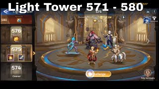 Light Tower 571  580 ► MOBILE LEGENDS ADVENTURE [upl. by Anavoj]