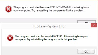 Fix VCRUNTIME140dll  MSVCP140dll is missing from your computer [upl. by Ivgnout676]